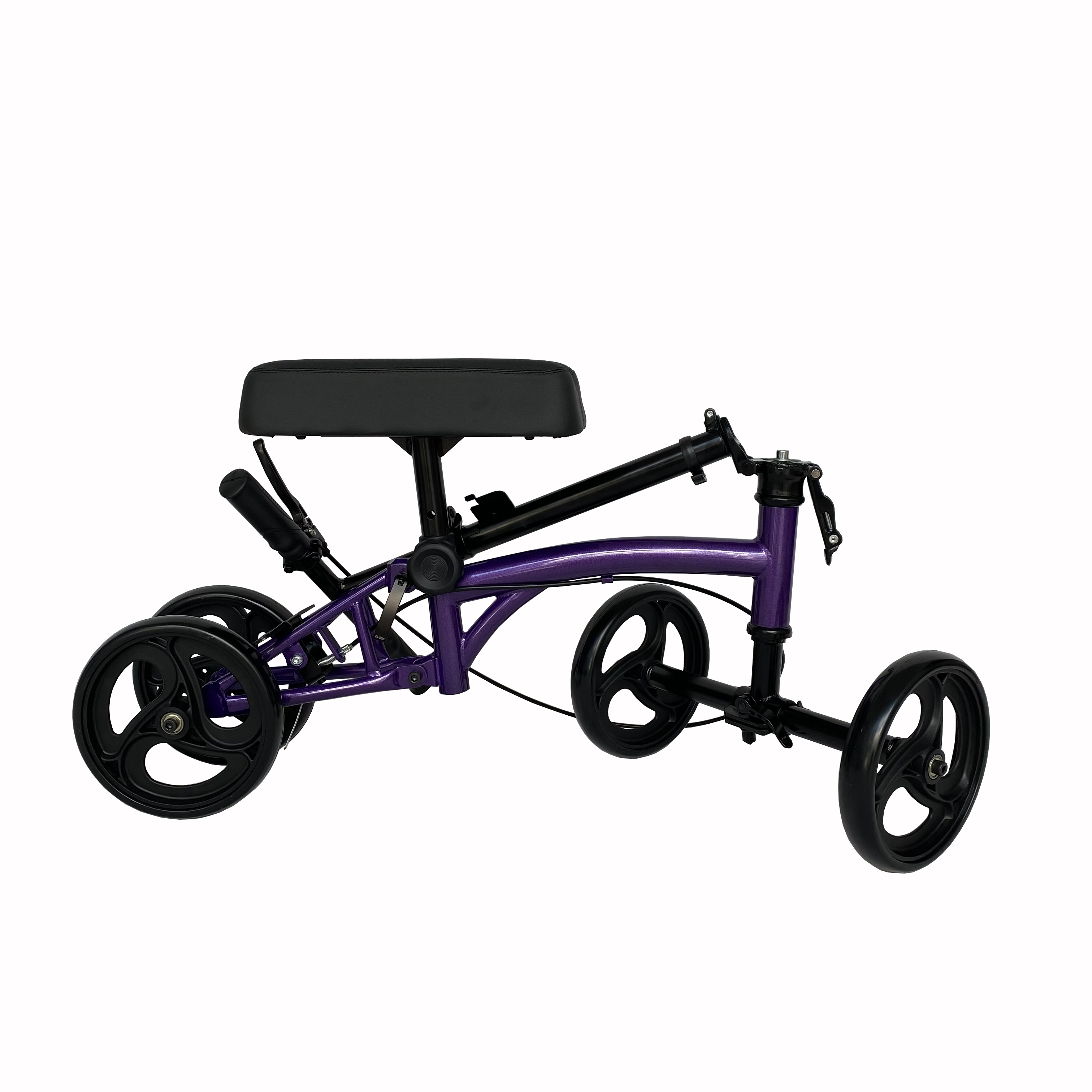 Lightweight Convenient Steel knee scooter walker rollator for rehabilitation equipment