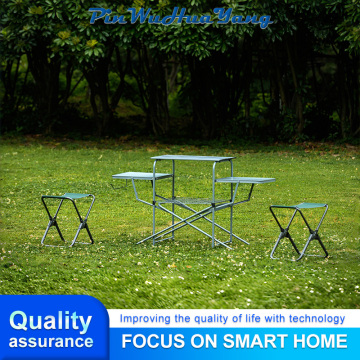 Mesa de churrasco dobrável durável para eventos ao ar livre