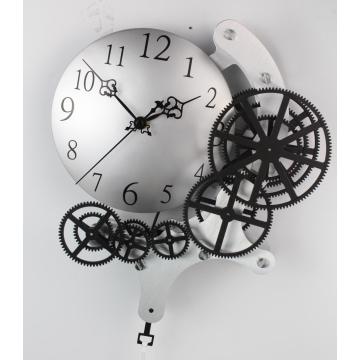 Reloj de pared con engranaje de péndulo olímpico