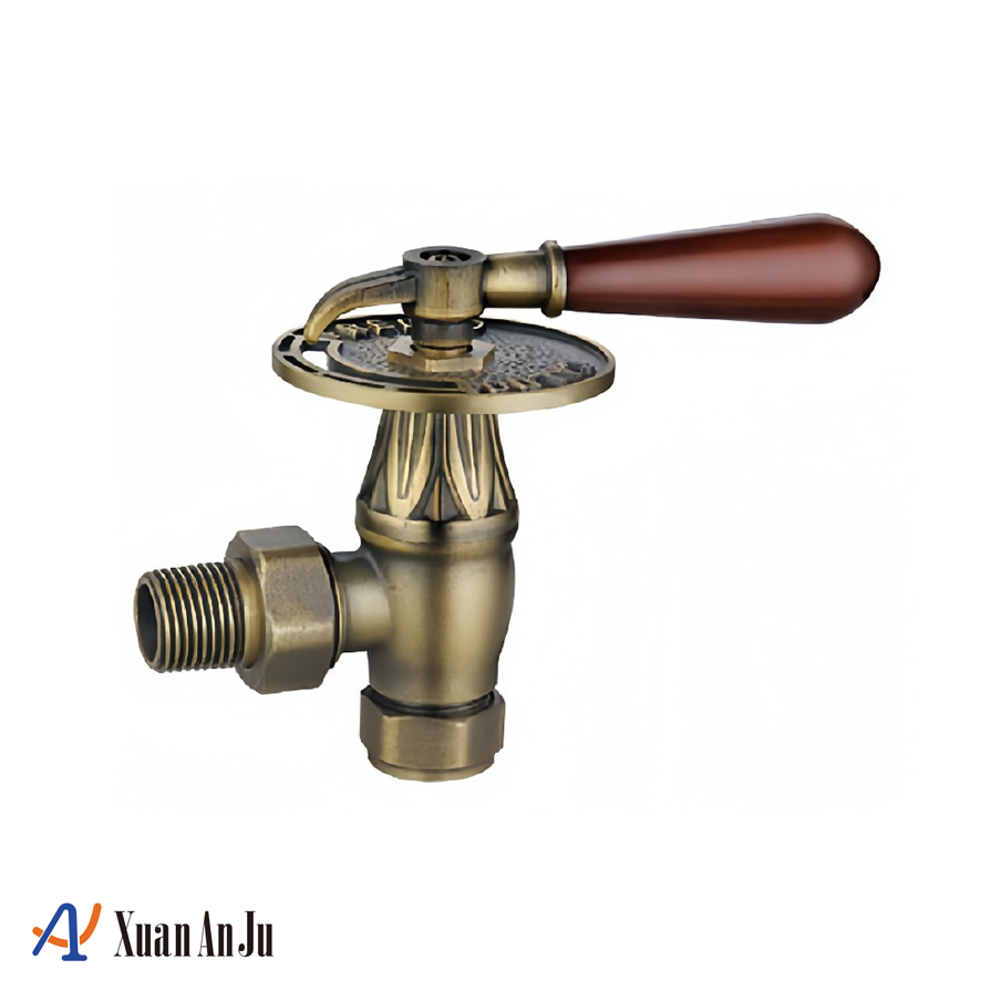 رأس صمام ترموستات مطلي بالكروم مصمم بدقة