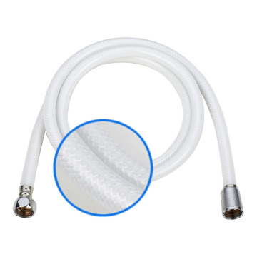 Transparent White PVC Plastic Toilet Flexible Bidet Shower Hose (100cm/120cm) with Braided Wires