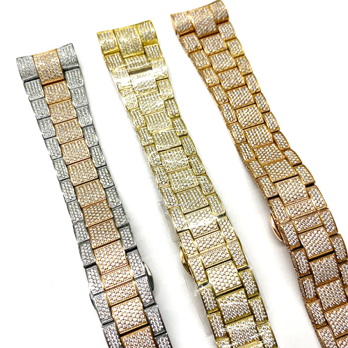 Diamond Watch Band per orologio RLX a impostazione di lusso