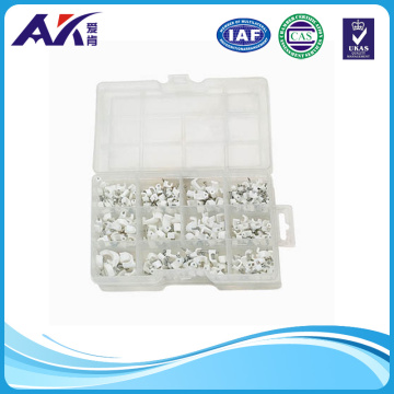 Assorted White Color Plastic Cable Clip Kit for Electric Cable