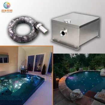Outdoor Swimming Pool Fiber Optic Star Light Kits