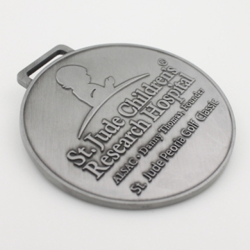 Souvenir Metal Medal With Nickel Plated