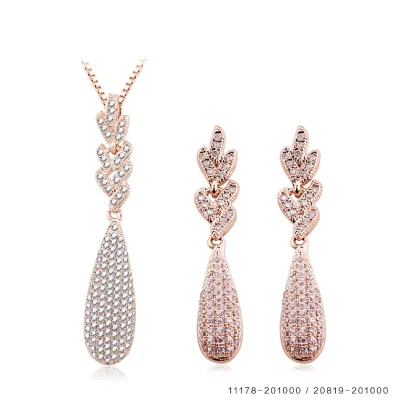 High quality fashion wedding gold jewelry design pakistani gold jewelry sets