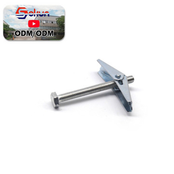 Professional Heavy-Duty 12mm Steel Toggle Bolts: DIN Standard Anchor Bolts in Inch & Metric Systems