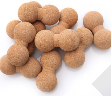 New Eco-friendly 100% Cork Ball Massage Peanut Ball