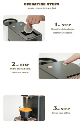 New Home Kitchen Office Electric Capsule Coffee Machine