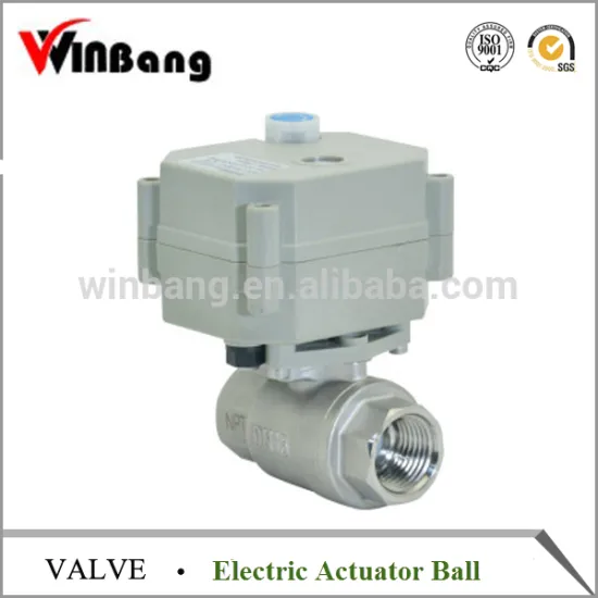 Electric Actuator Ball Valve with Manual Override