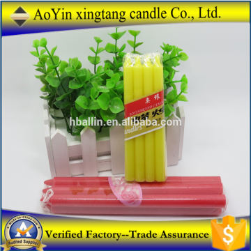 Wholesale decoration stick cheap color candle