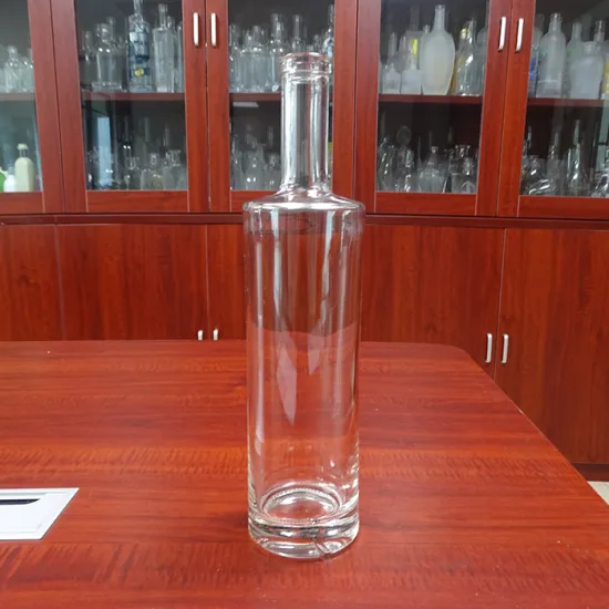 strong bar top liquor wine packaging 1 liter glass bottle wholesale