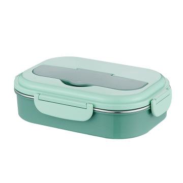 Modern Simple 304 Stainless Steel Multi-Functional Lunch Box for Students and Office Workers