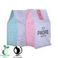 Bolsa biodegradable y compostable de fondo plano y compostable