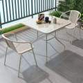 Modern Simple Outdoor Leisure Chair and Table Set