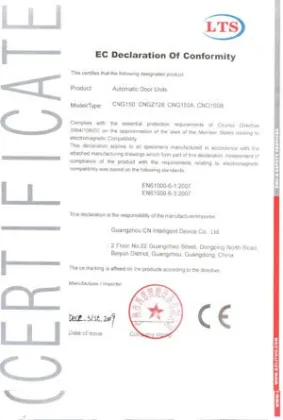 automatic revolving door