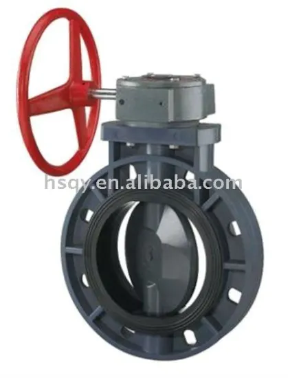 UPVC Pipe Fitting Butterfly Underground Valve