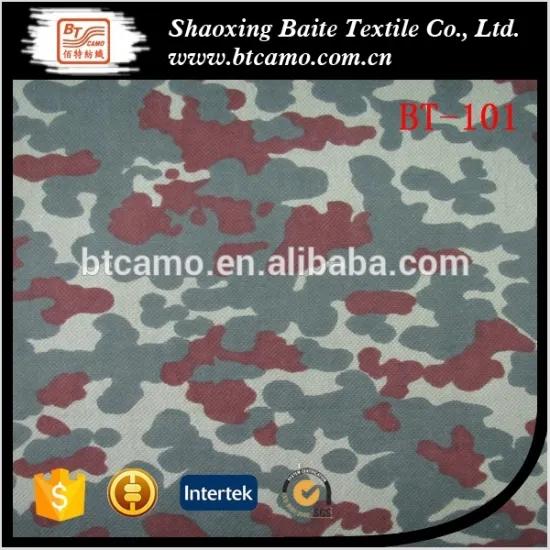 Pink Camouflage Cotton Fabric Military Clothing Fabric