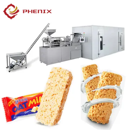 Automatic Oats Chocolate Cereal Bar Making Machine