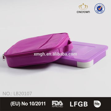 cooler bag fitness wtih FDA PP lunch box for kits