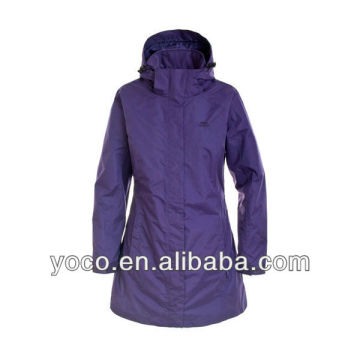 Women's 3 in 1 Waterproof Jackets long body length winter jackets