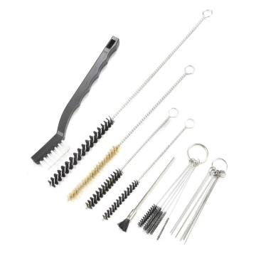 Professional 17-Piece Spray Gun Cleaning Kit: Including Stainless Steel Needles, Brushes, and Airbrush Repair Tools for Effective Cleaning