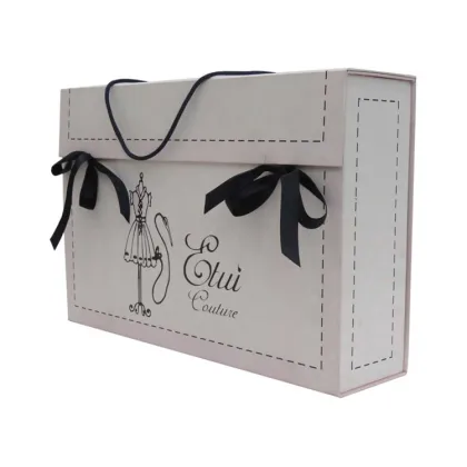 Custom White Paper Underwear Box Packaging