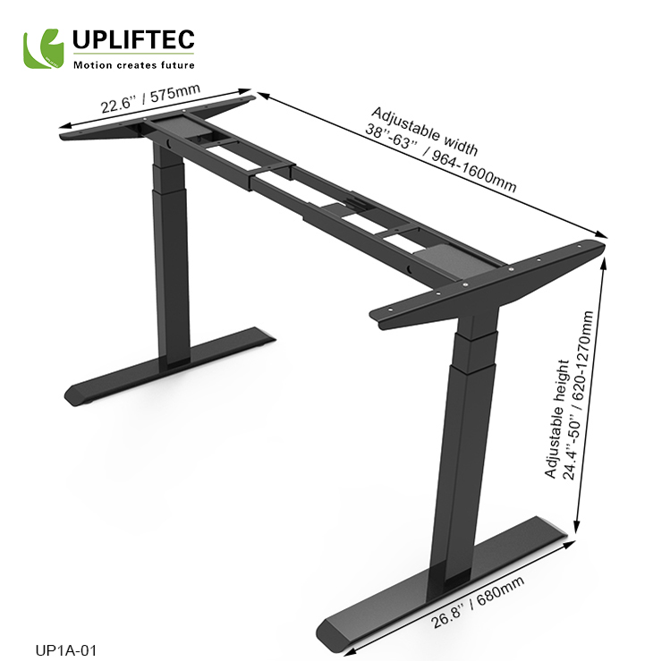 シットスタンド電動調節可能な高さテーブル