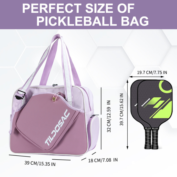 Pickleball Tote Bags For Women With Fence Hook