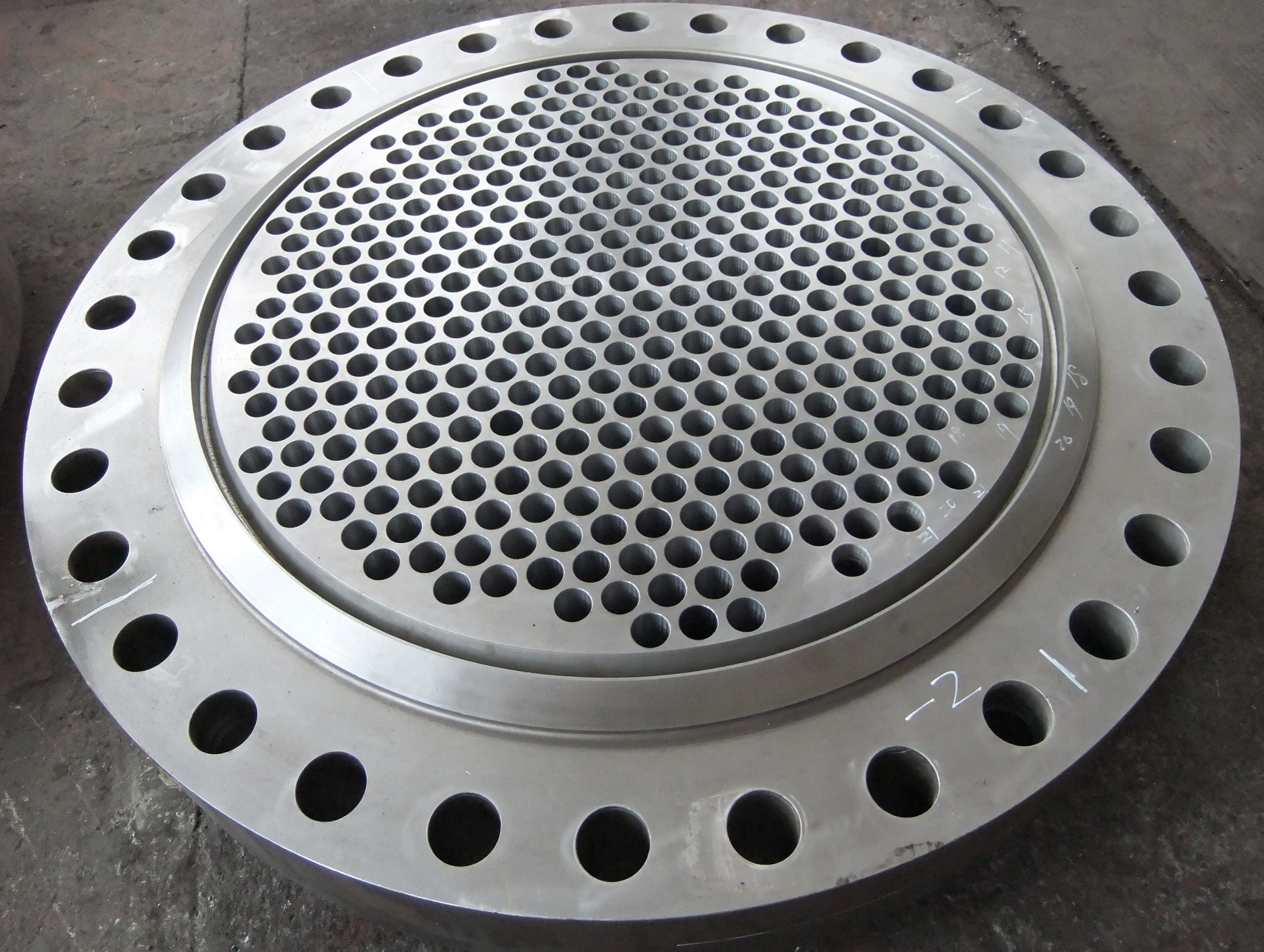 Precision Sealed Tubesheet Forgings