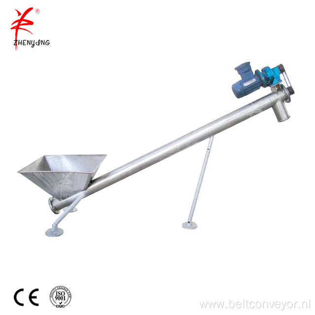 Cement powder auger screw conveyor machine