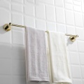 High Performance Polished Gold Brass Towel Rack Holder