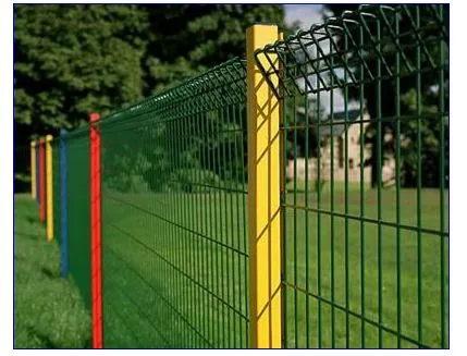 PVC coated or galvanized BRC welded mesh fence/ Roll Top fence panel