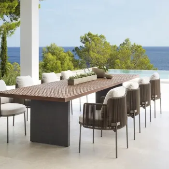 Best Selling Luxury Outdoor Garden Furniture: Patio Table and Chair Sets in Rattan and Teak