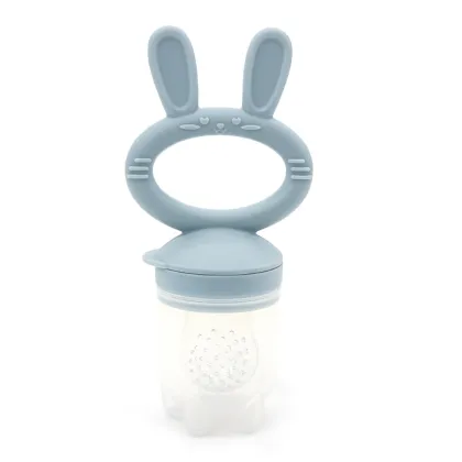 Bunny-Shaped Silicone Pacifier Mesh Feeder for Baby