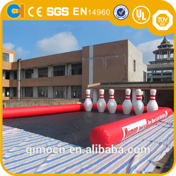 Giant inflatable human bowling games,Inflatable bowling pins with zorb ball,Bowling lanes