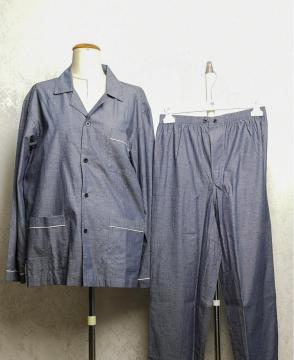 men's 100% cotton woven pyjama set