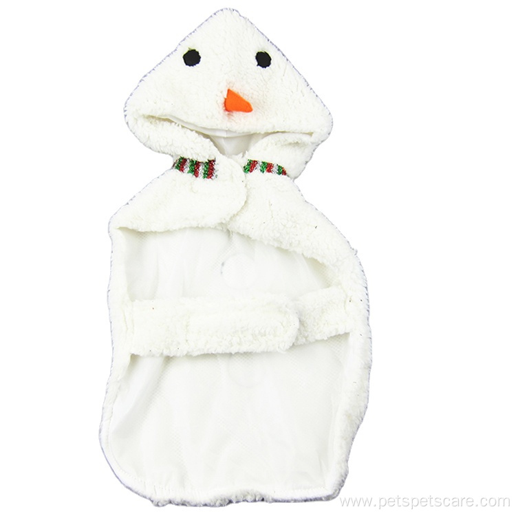 cheap dog pet coat plush snowman dog clothes