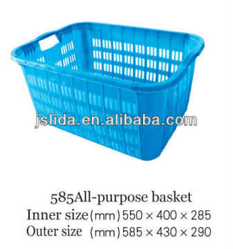 LD-585 large nestable plastic turnover crate