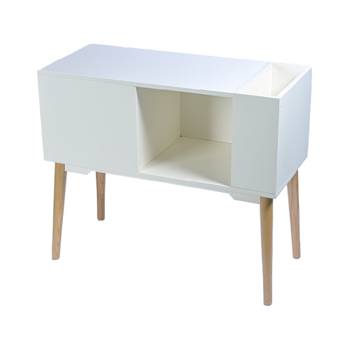 Gabinete de baño moderno con soporte de tejido