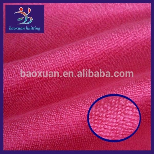Polyester knitting french terry fabric