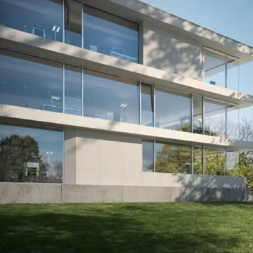 FASEC Modern Design Aluminum Extrusion Glass Facade Window