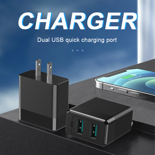 Chargeur de téléphone mobile 2.4A Chargeur mural 2USB Durable