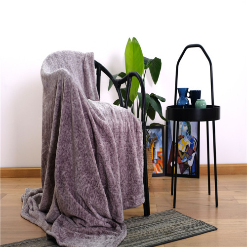 Selimut Dicelup Dicetak Selimut Tempat Tidur Fleece Plush Pendek