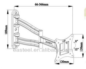 LCD monitor/TV wall-mount bracket/arm/holder/stand