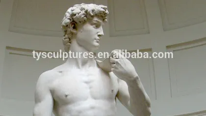 Stone famous western figure sculpture marble statue of David Copperfield