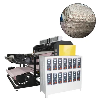 Ultrasonic Mattress Fabric Textile Embossing Quilting Machine