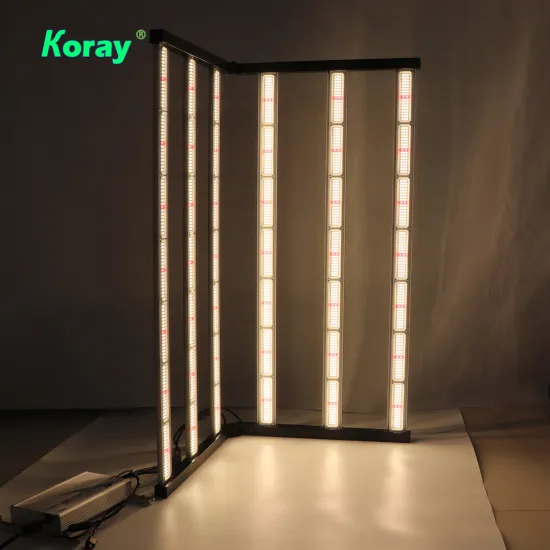 Professional Commercial Foldable 630W LED Grow Light with Far Red 730nm and Samsung LM301H Chips Powered by Meanwell Driver