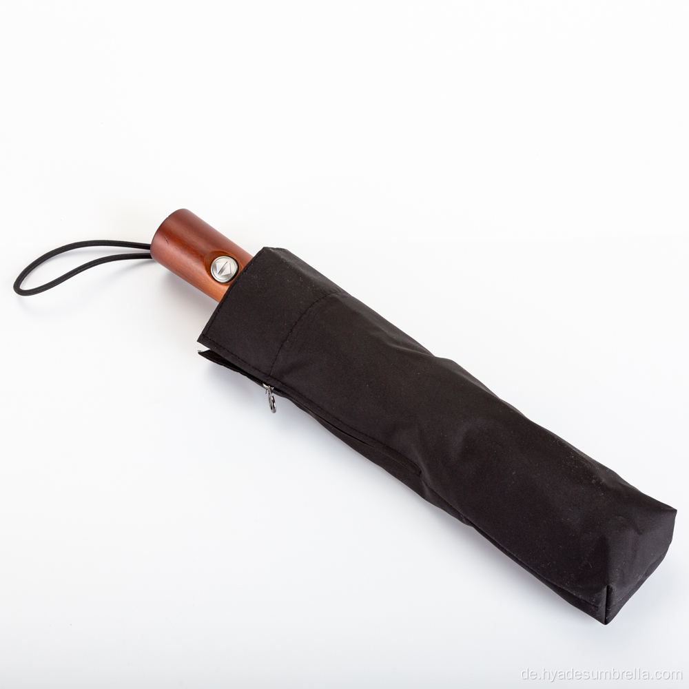 Best Gentleman&#39;s Compact Umbrella Holzgriff