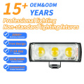 LiuHJG 3 Lens 22W Flash Super Brightness Waterproof Motorbike Driving Spotlight